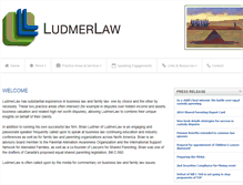 Tablet Screenshot of ludmerlaw.com